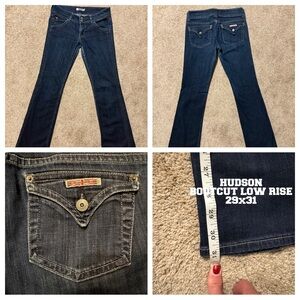 Hudson Jeans Women's Dark Blue Bootcut Denim